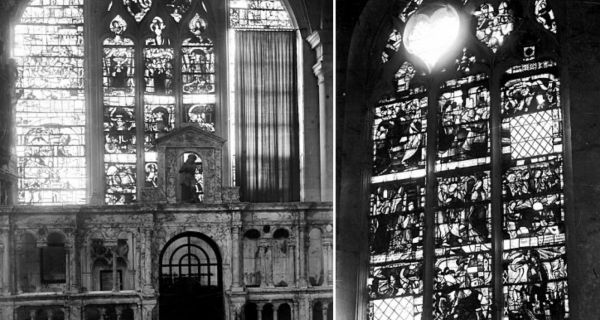 Du plomb de casse &agrave; la cr&eacute;ation contemporaine : le traitement de la lacune dans la restauration du vitrail ancien