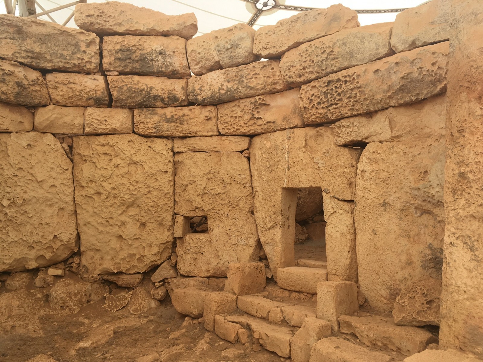 Le temple de Mnajdra. © C. Fouque Le temple de Mnajdra. © C. Fouque