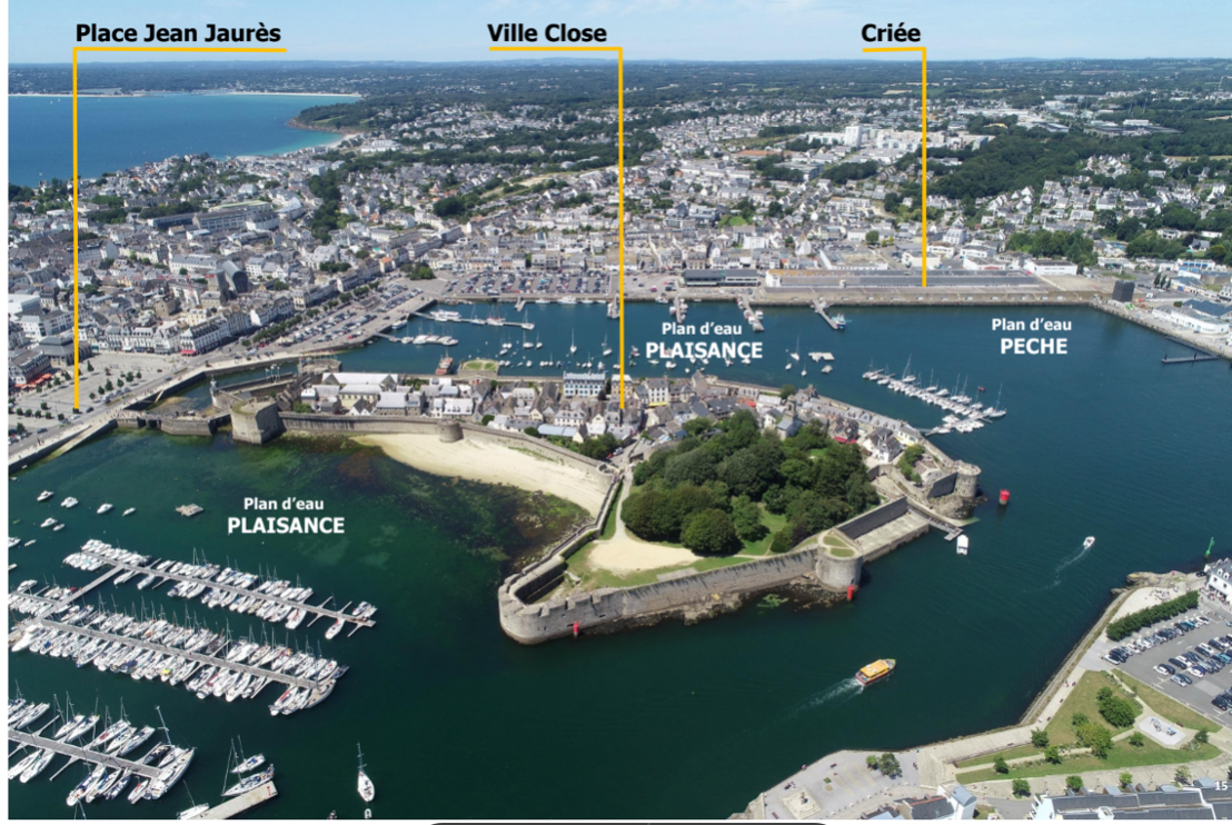 Le port de Concarneau. © Plan-guide, Région Bretagne, 2021. Le port de Concarneau. © Plan-guide, Région Bretagne, 2021.