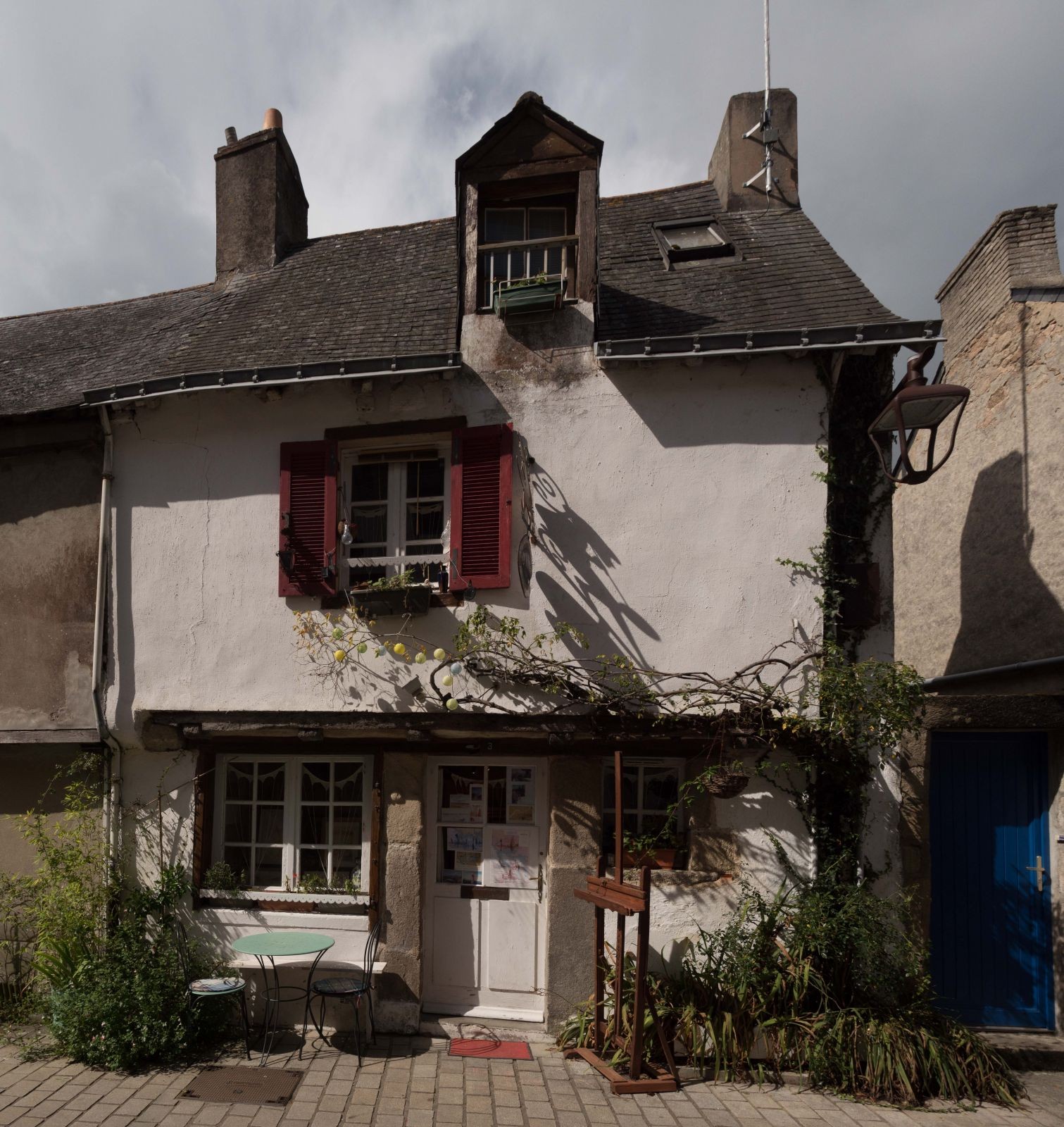 Maison ancienne à Guérande (44). © Ph. Cieren.