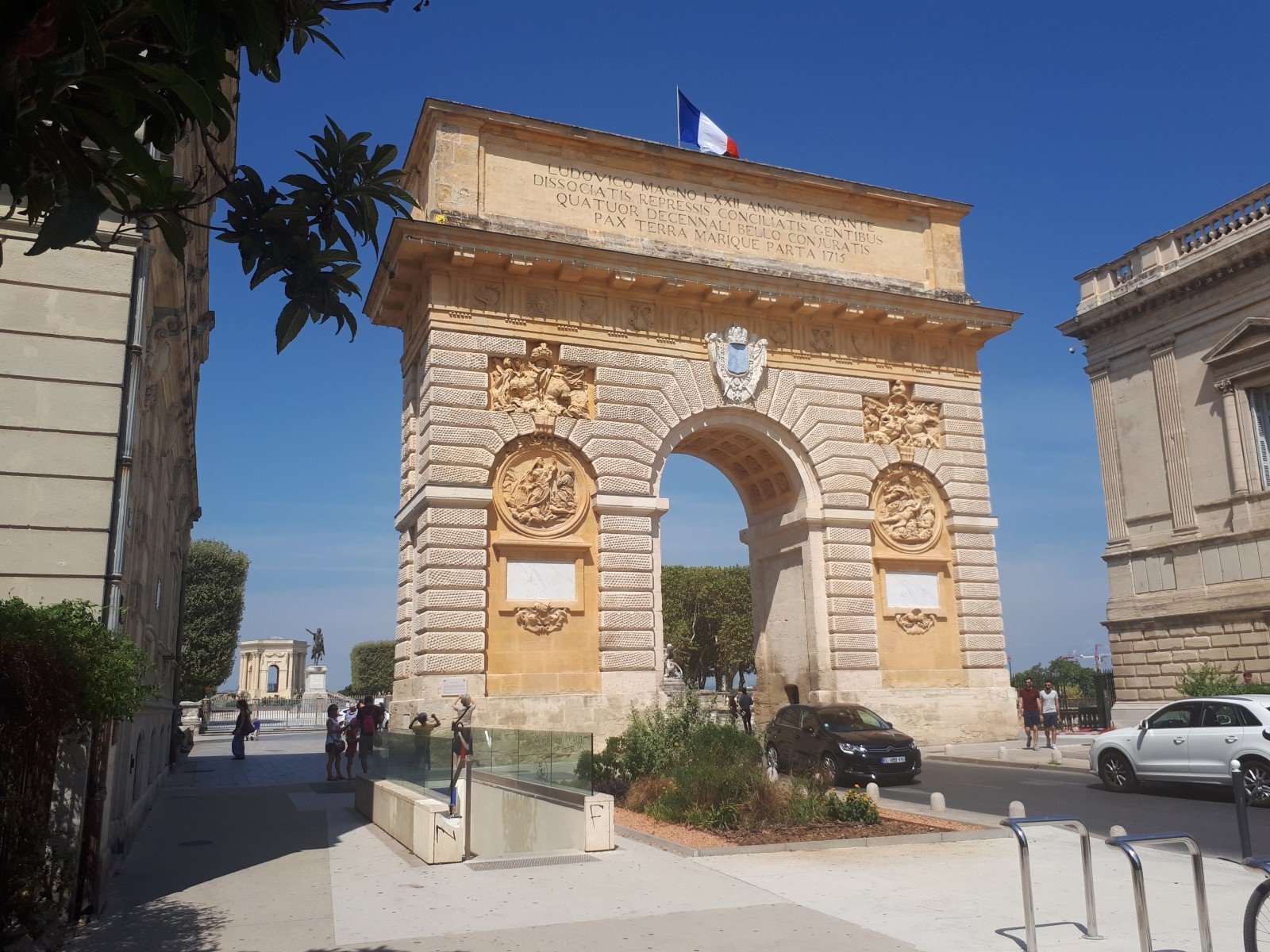 L’arc de triomphe de Montpellier. © Éric Monnet.